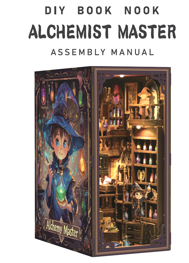 ブックヌック 完成品 booknook 魔法の駅 ミニチュア アンティーク